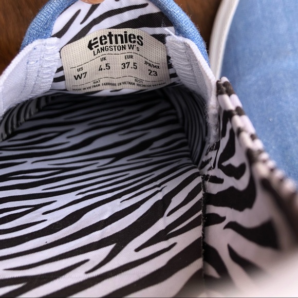 Etnies Langston womens low profile slip on shoes. (New) - Picture 6 of 6